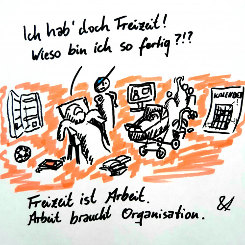 Freizeit ist Arbeit: die Basis von personal Kanban